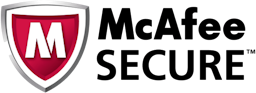 MCafee secure logo