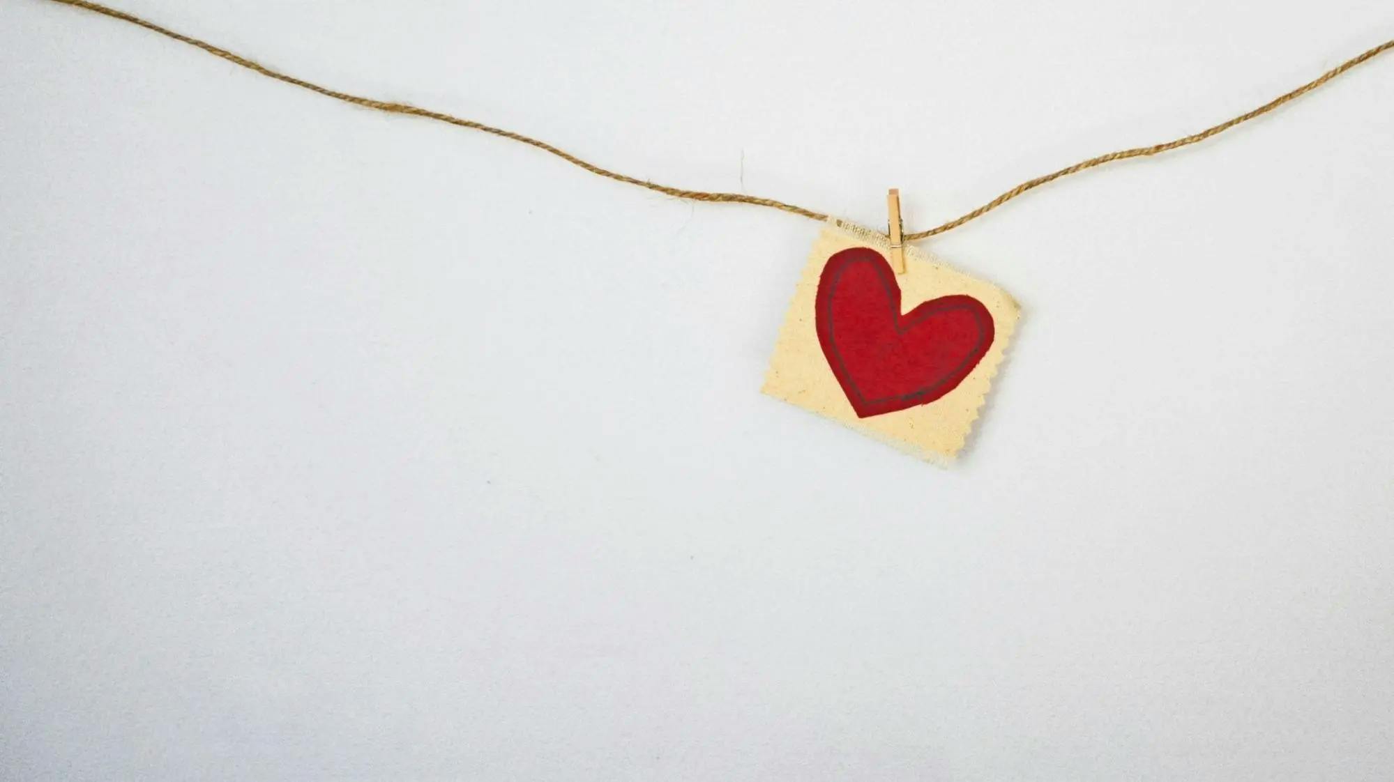 Red heart necklace