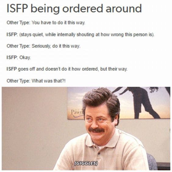 ISFP Personality traits